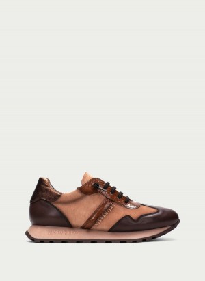 Hispanitas Loira Sneakers Damen Braun Aprikose | GAQ2490TG